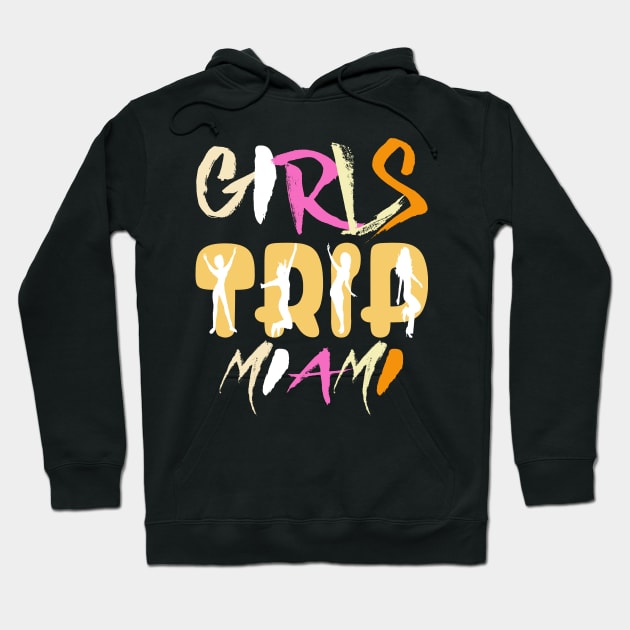 miami girls trip Hoodie by Darwish